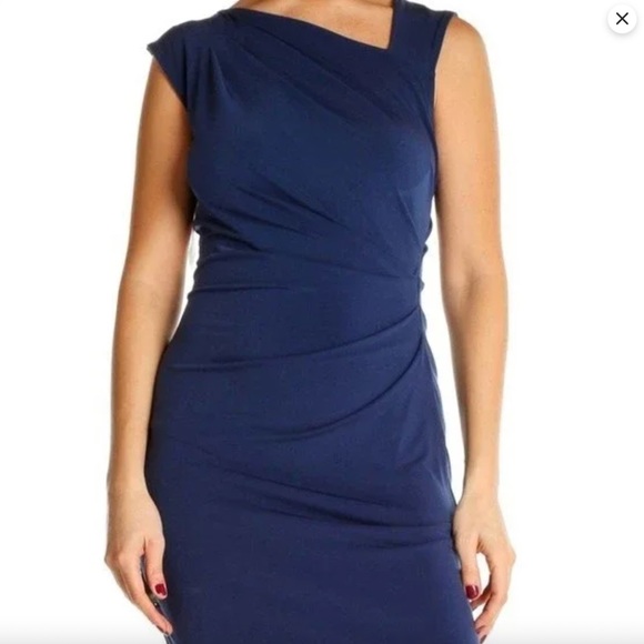 Victoria’s Secret Navy Blue Side Ruched Dress - Picture 1 of 4